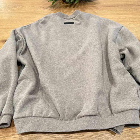 Essentials Gray Crewneck Sweater - Picture 4 of 6